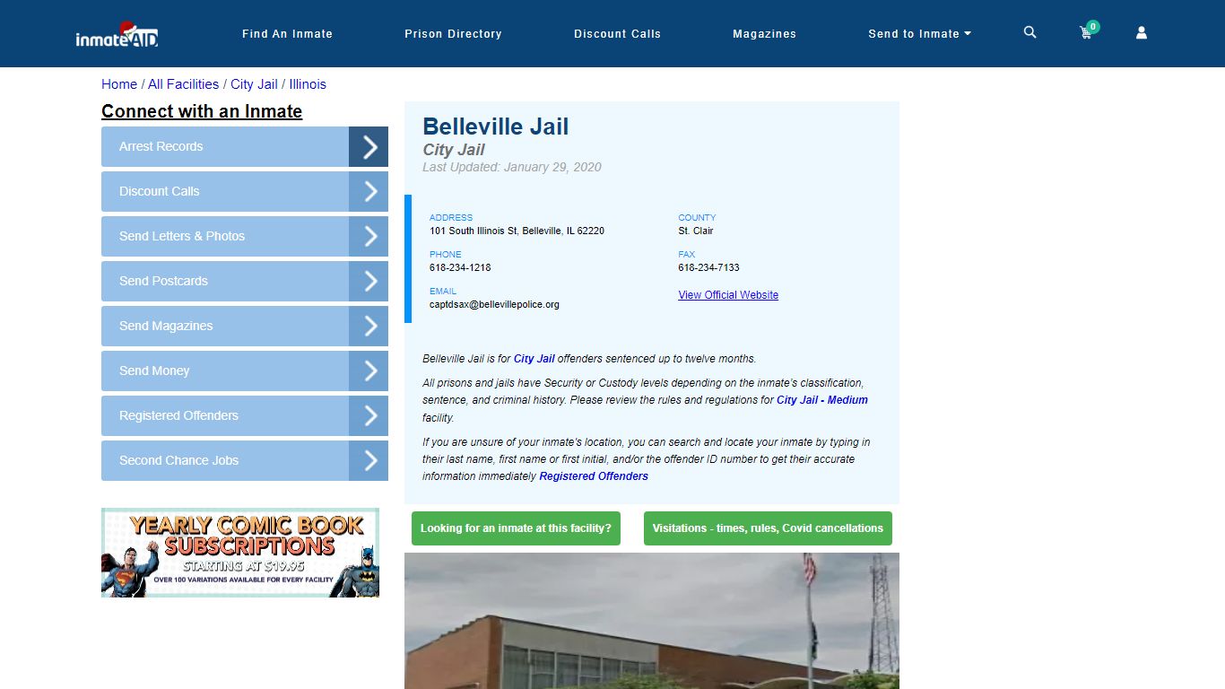 Belleville Jail | Inmate Locator